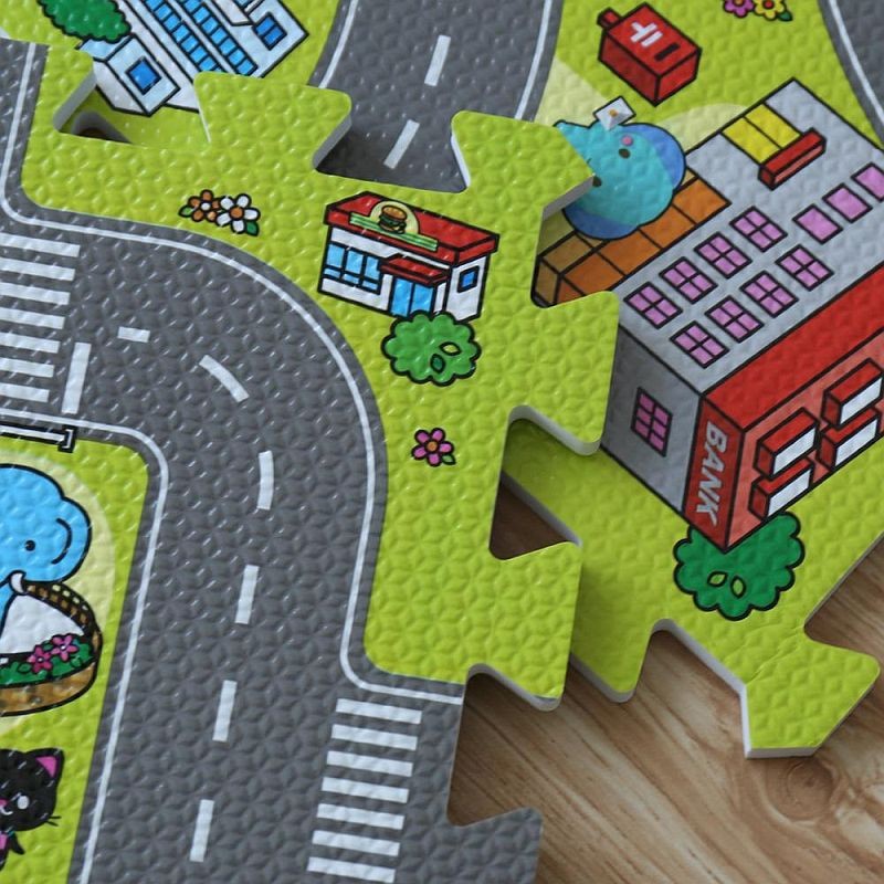 Covoras Pista Procart 9 Piese Puzzle Eva - imagine 7