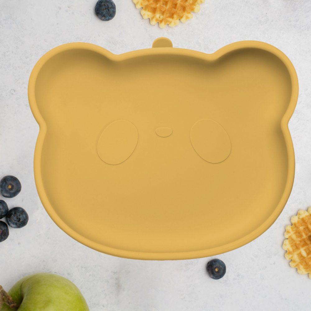 Farfurie Silicon Ventuza AppeKids Honey - imagine 5