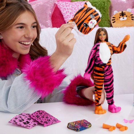 Barbie Cutie Reveal Maimuță - 10 Surprize Mattel - imagine 5
