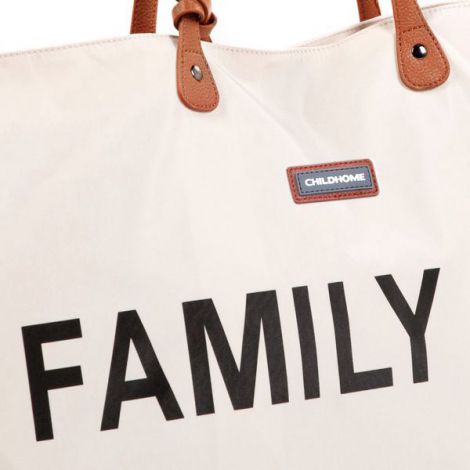 Geanta Childhome Family Bag Alb - Spatioasă și Practică - imagine 4
