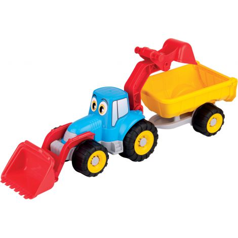 Tractor cu remorca Androni, incarcator si cupa, 55 cm