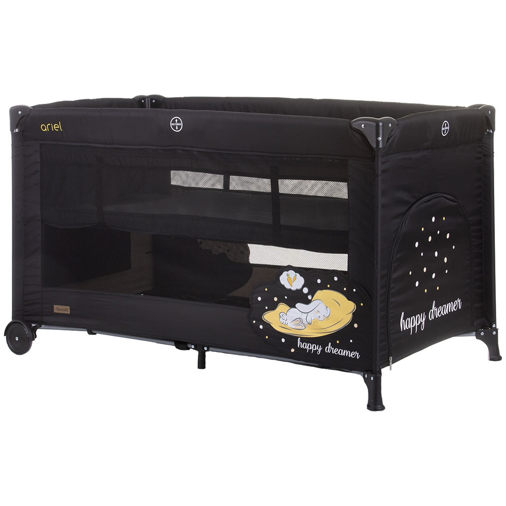 Patut pliabil Chipolino Ariel Ebony, 0-15 kg - imagine 2
