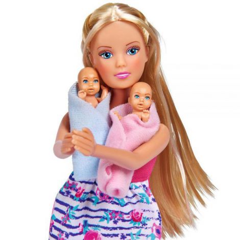 Papusa Simba Steffi Love Welcome Twins 29 cm - imagine 2