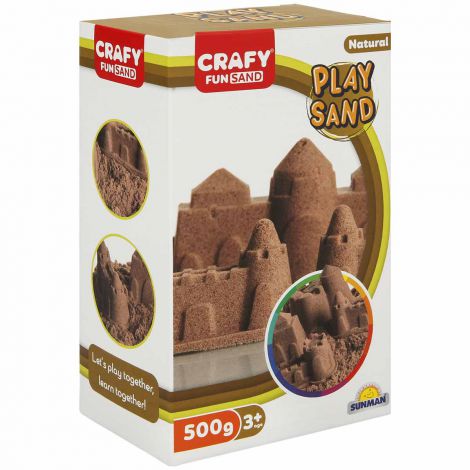Nisip Kinetic Crafy Fun Sand 500g Natur - imagine 2