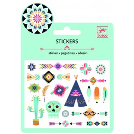 Set abțibilduri Djeco Western | Stickere metalice