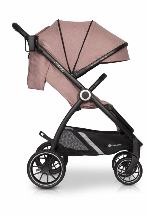 Carucior Euro-Cart Corso Aluminiu Rose - imagine 6