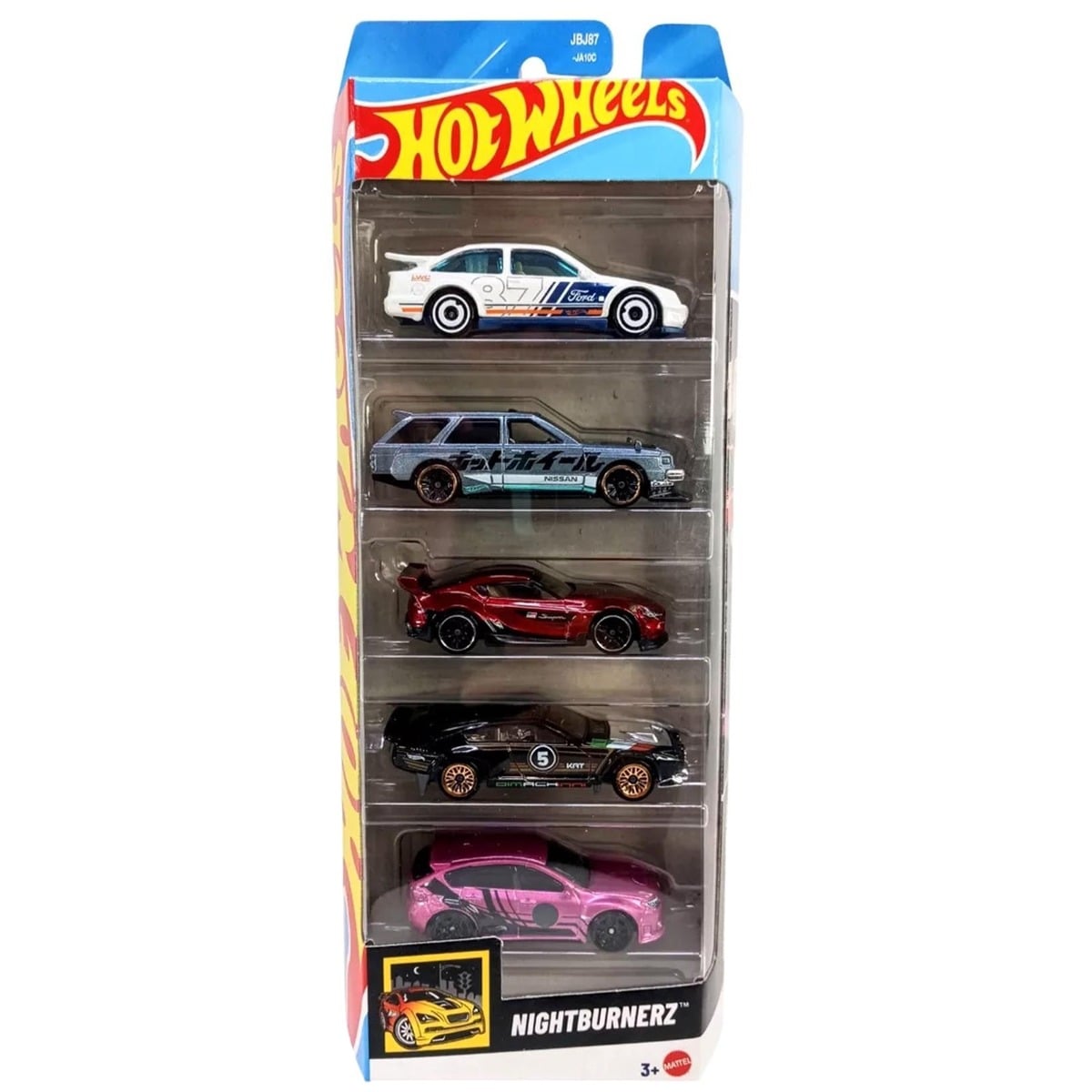 Set 5 Masinute Hot Wheels Nightburnerz JBJ87