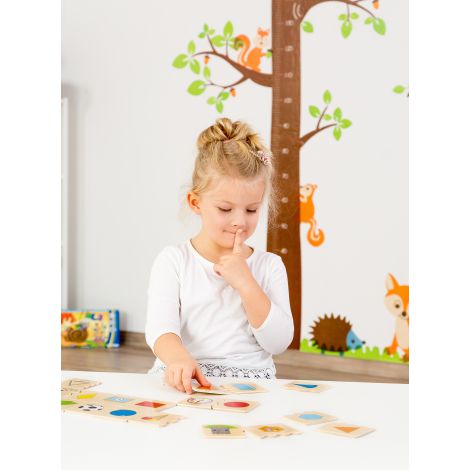 Puzzle Cognito Forme Beleduc | Joc Educațional Lemn - imagine 4