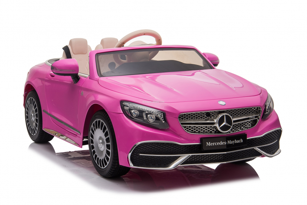 Mașinuță Electrică Mercedes Maybach S650 Roz - imagine 5