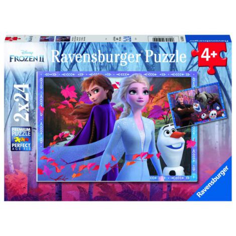 Puzzle Frozen II 2x24 Piese Ravensburger - imagine 2