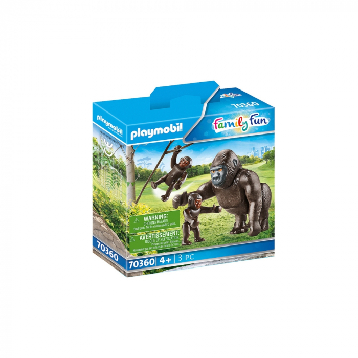 Gorila cu Pui Playmobil - Jucarie Educativa