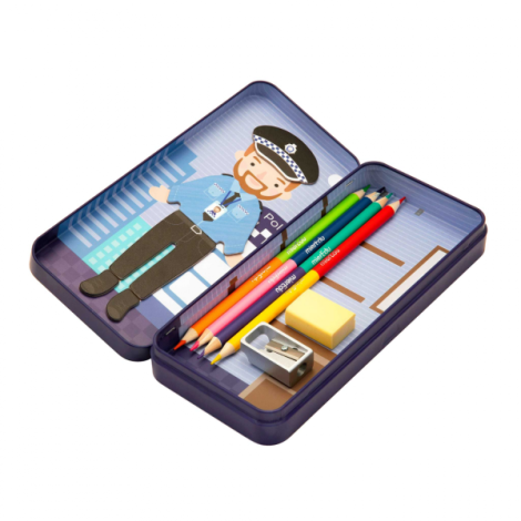 Puzzle Magnetic Politist Mieredu | Joc Educativ 3-5 Ani - imagine 4