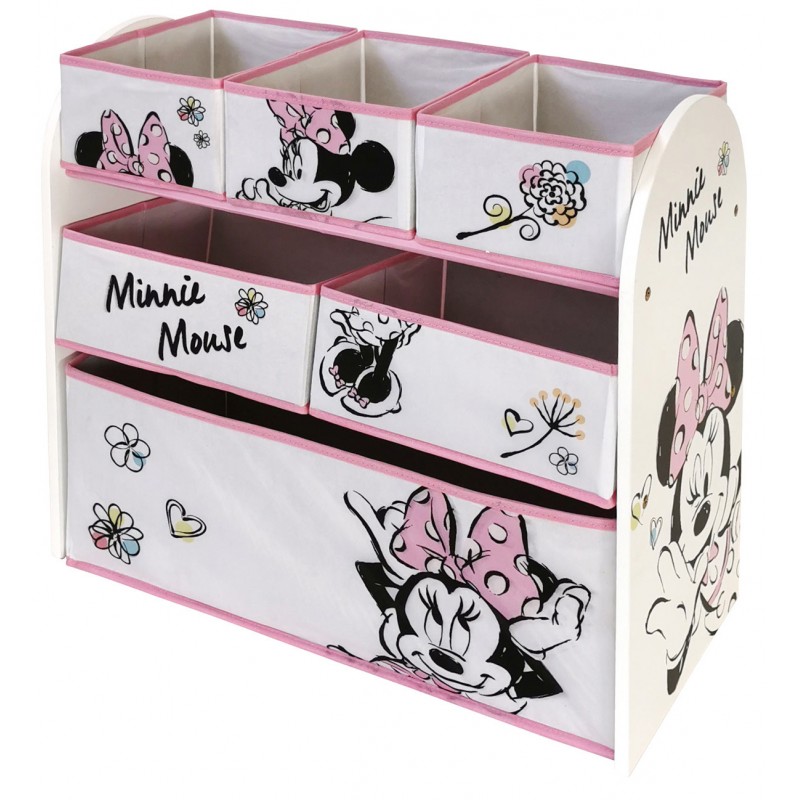 Organizator Jucării Lemn Minnie Mouse Arditex