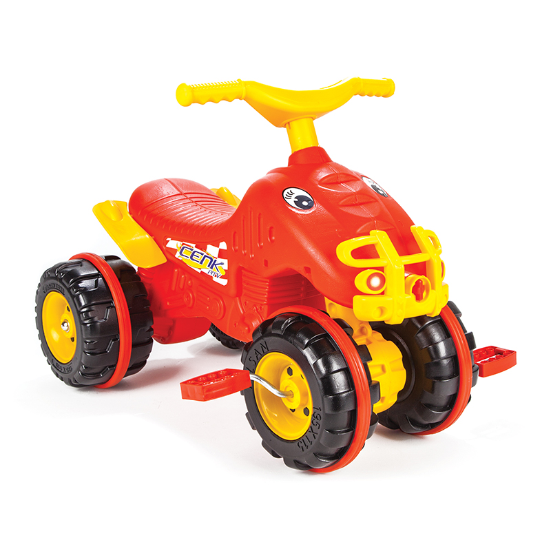 ATV cu pedale Pilsan Roșu, 3-5 Ani