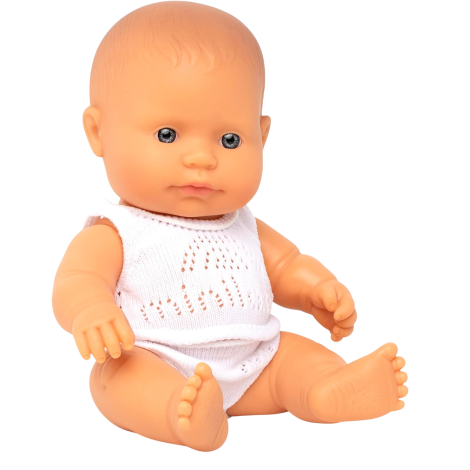 Miniland Baby European, 21 cm, Educativ