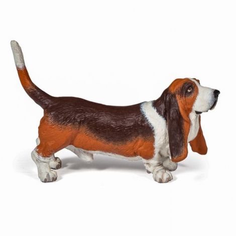 Figurina Papo Basset - Câine Realist și Detaliat