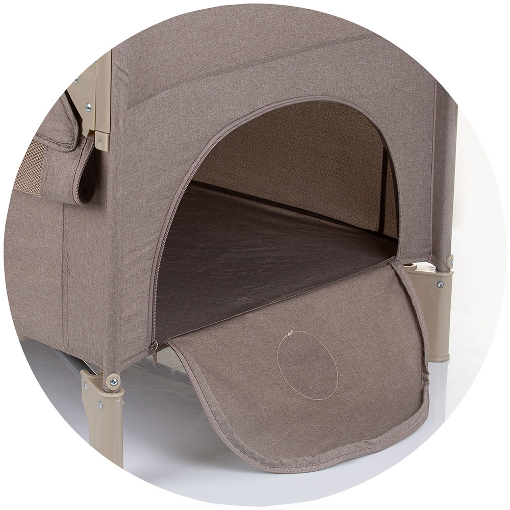 Pătuț pliabil Chipolino Relax Macadamia Linen - imagine 7