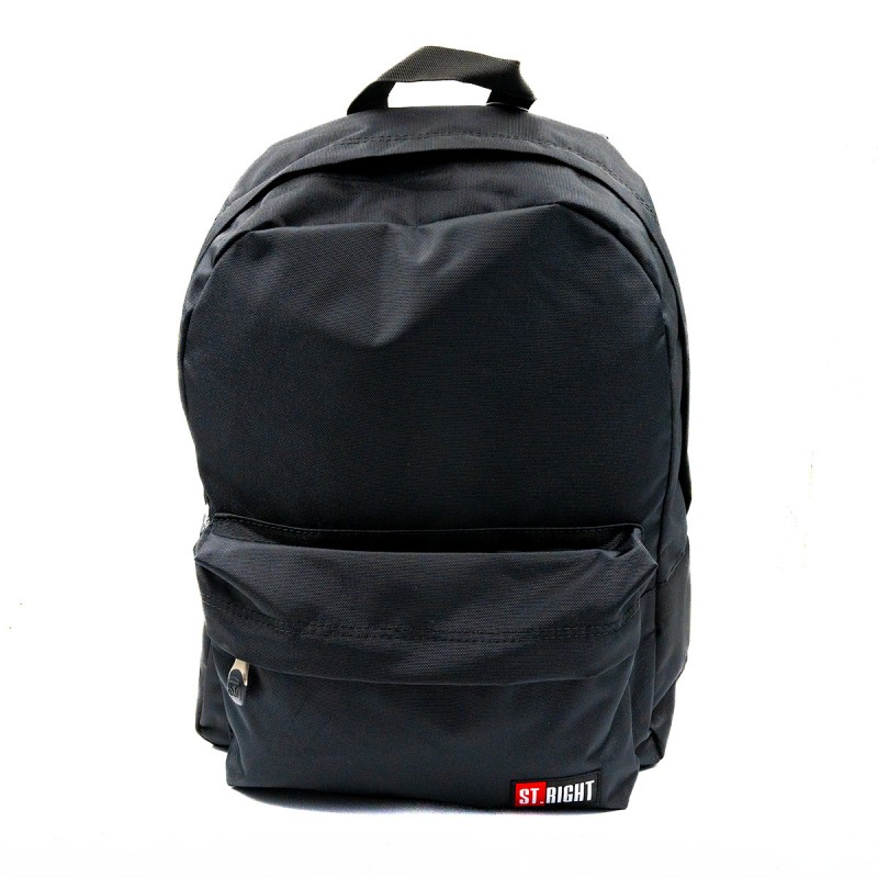 Ghiozdan St.Majewski Black 40cm - Confort Școlar