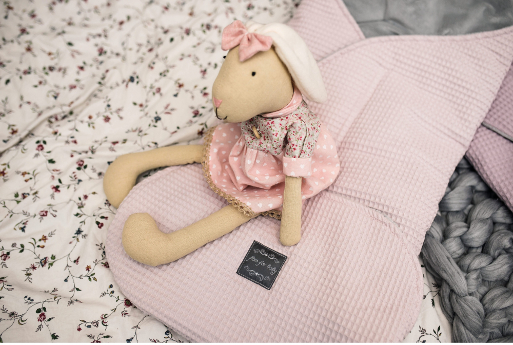 Paturica Floo for Baby Waffle Blueberry, Sac Scaun Auto - imagine 3