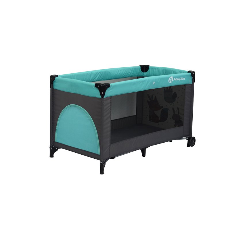 Patut Pliant Vulpita Turquoise | Petite&Mars - imagine 2