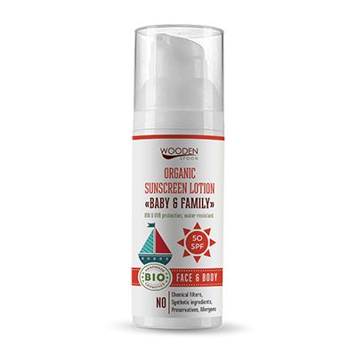 Lotiune Solară SPF 50 Wooden Spoon Bio 50ml