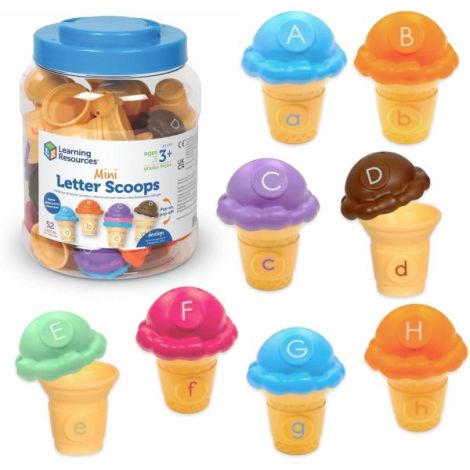Set Educativ Alfabet Inghetate Colorate Learning Resources