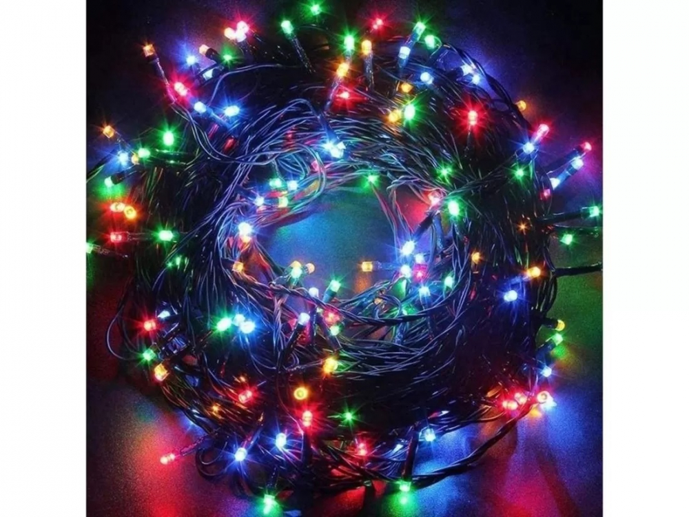 Instalație Crăciun Multicoloră 7m 100 LED Gimi Gym
