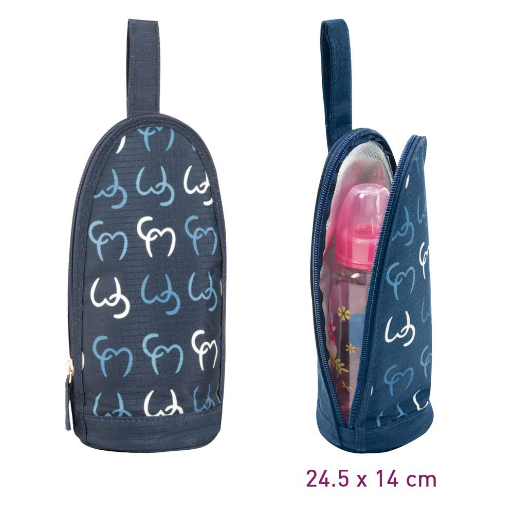 Set Geantă Clevamama Nicole Navy pentru Cărucior