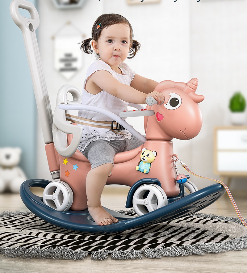 Balansoar 3 in 1 Nichiduta Unicorn Pink - imagine 10