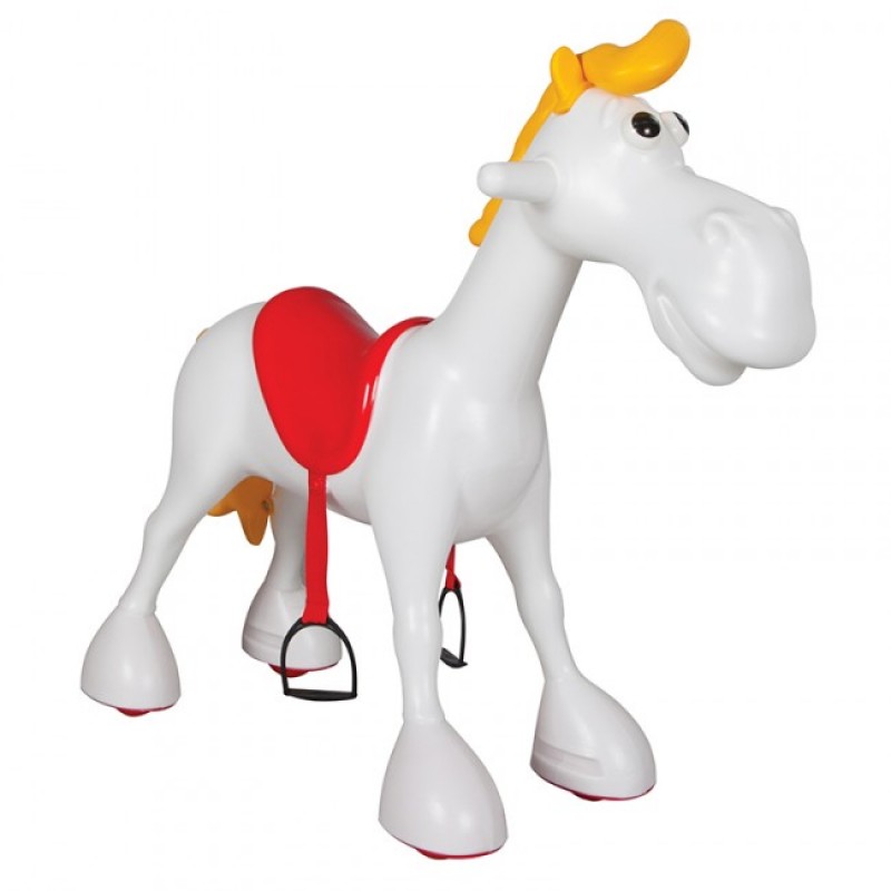 Balansoar Lucky Horse Pilsan cu roti si melodii