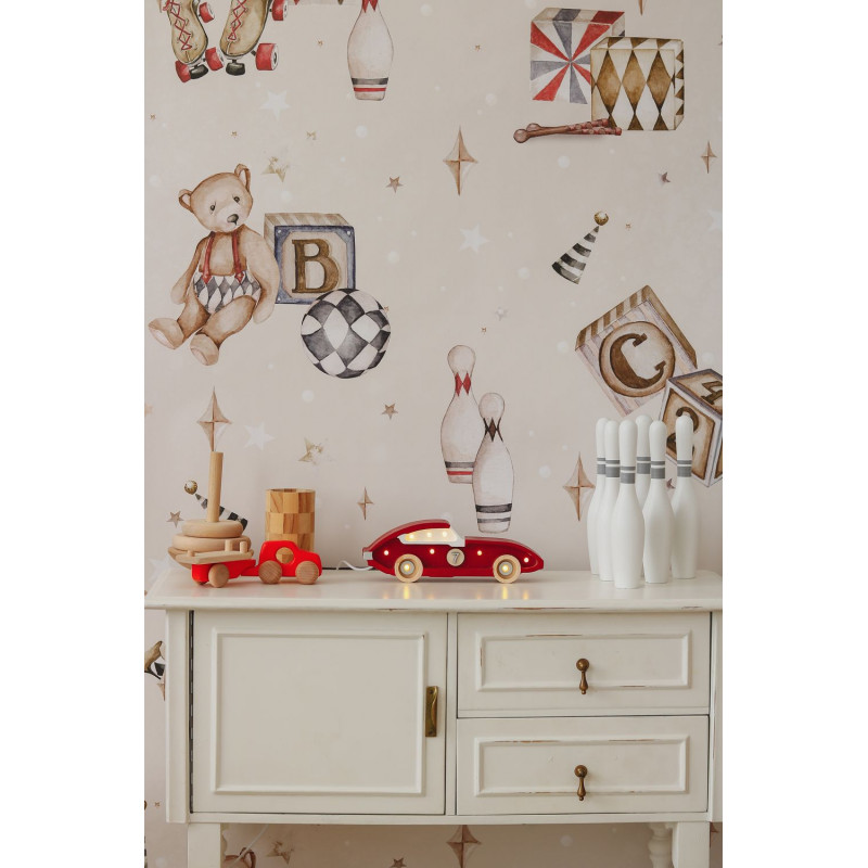 Lampa Little Lights Masina Curse - Decor Camera Copil - imagine 2