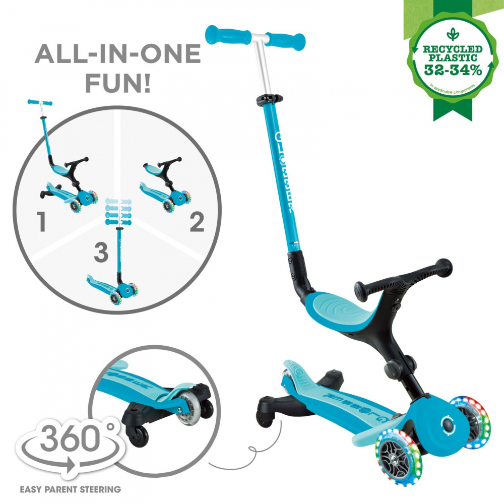 Globber Go-Up 3in1 Trotineta Copii LED - imagine 8