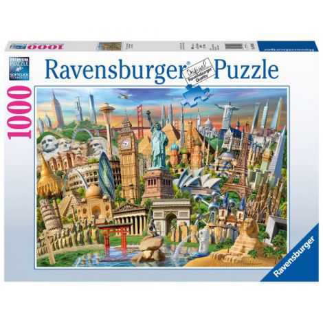 Puzzle Obiective Turistice, 1000 piese, Ravensburger