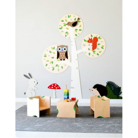 Aplicație perete Ariciul în iarbă Moje Bambino - imagine 3
