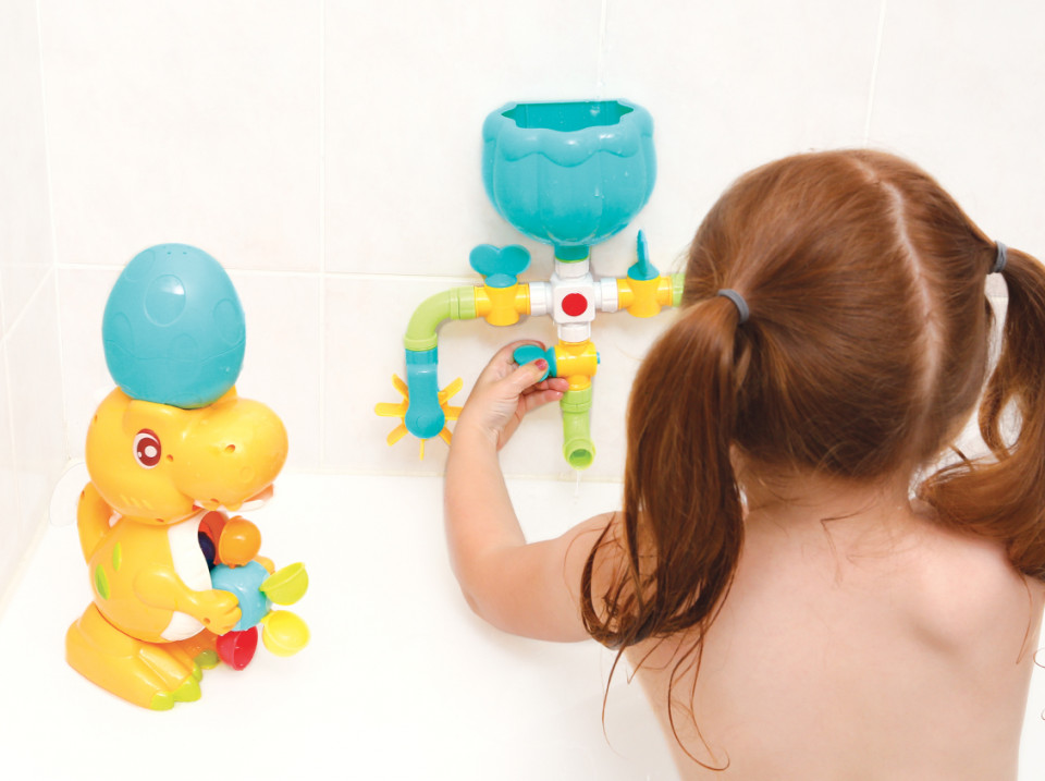 Set Jucării de Baie Dinozaur Ludi - imagine 2
