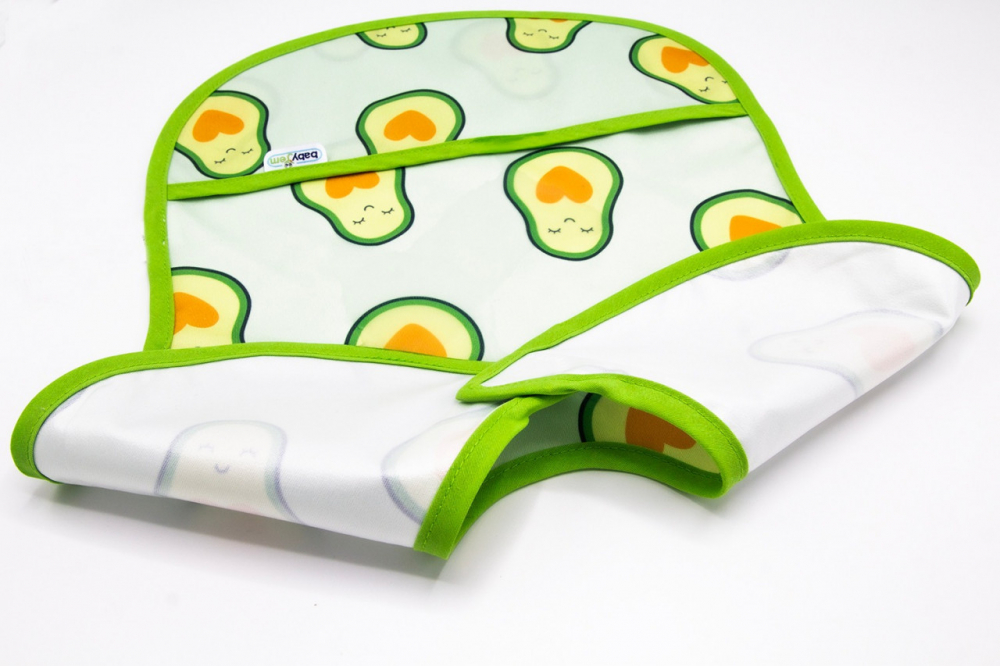 Baveta BabyJem BLW Avocado cu Buzunar - imagine 3