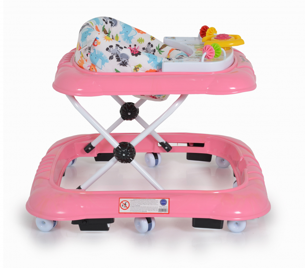 Premergator Moni Jungle Pink cu jucarii interactive