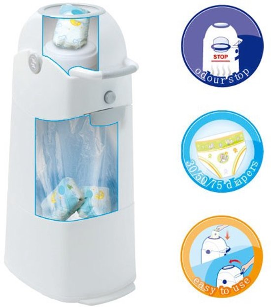 Diaper Champ Cos Ermetic Scutece - imagine 8