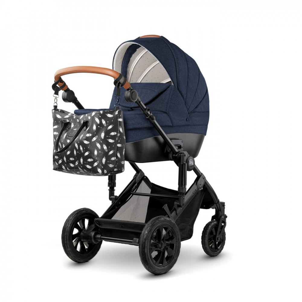 Carucior 3 in 1 Kinderkraft Prime Navy i-Size - imagine 7