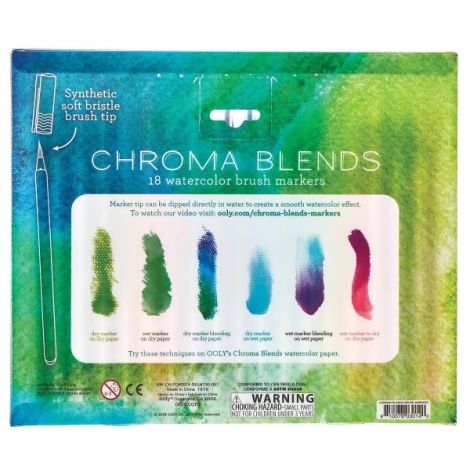 Ooly Chroma Blends Carioci Acuarele Set 18 - imagine 7