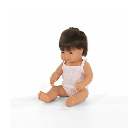 Papusa Educationala Miniland Baietel 38 cm - imagine 3