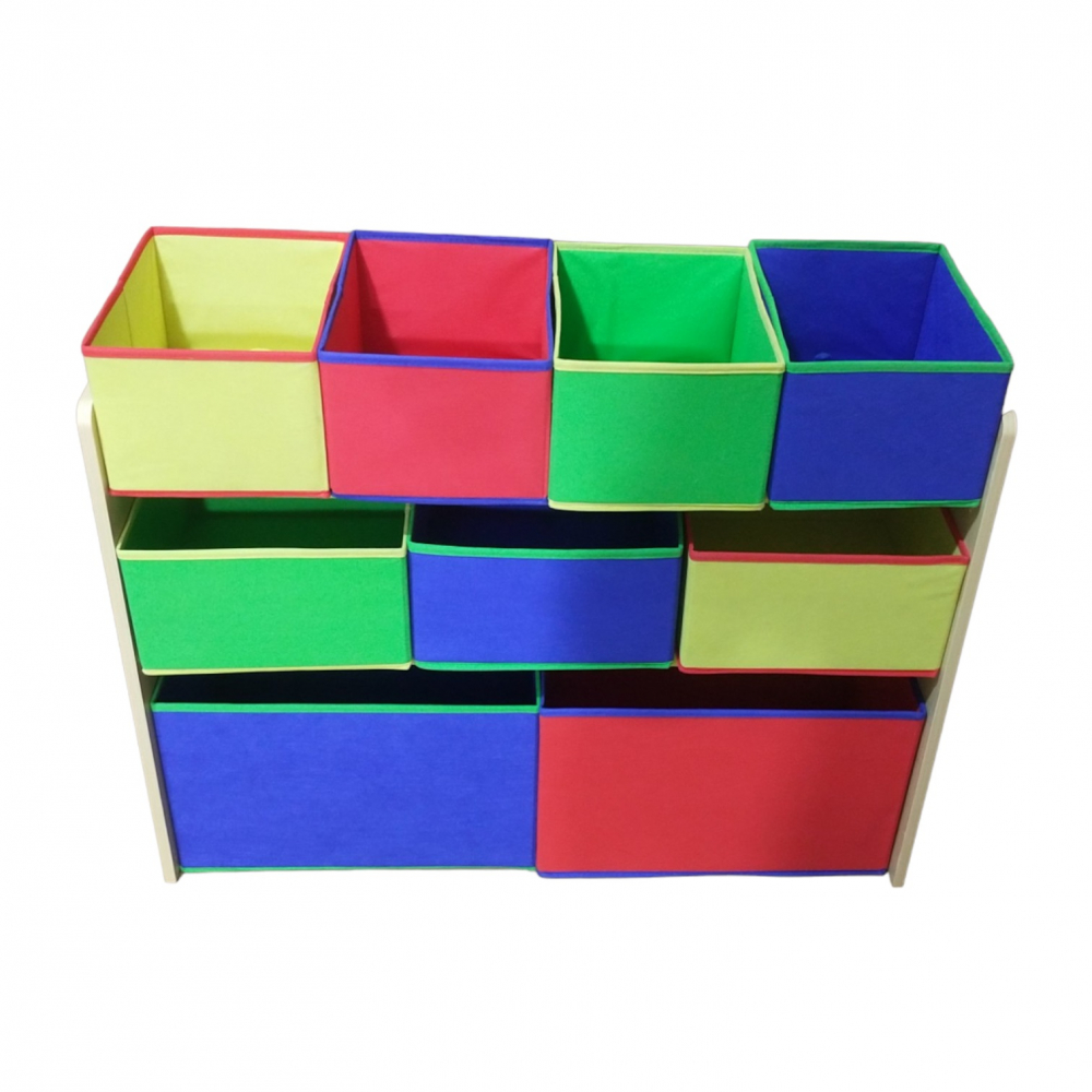 Organizator Ginger Home, Jucării, 9 Cutii, Lemn - imagine 5