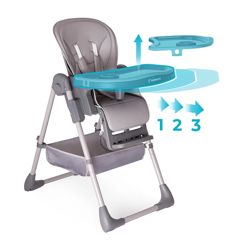 Kidnort Jordgubbe Grey - Scaun Masa 6 Niveluri - imagine 9