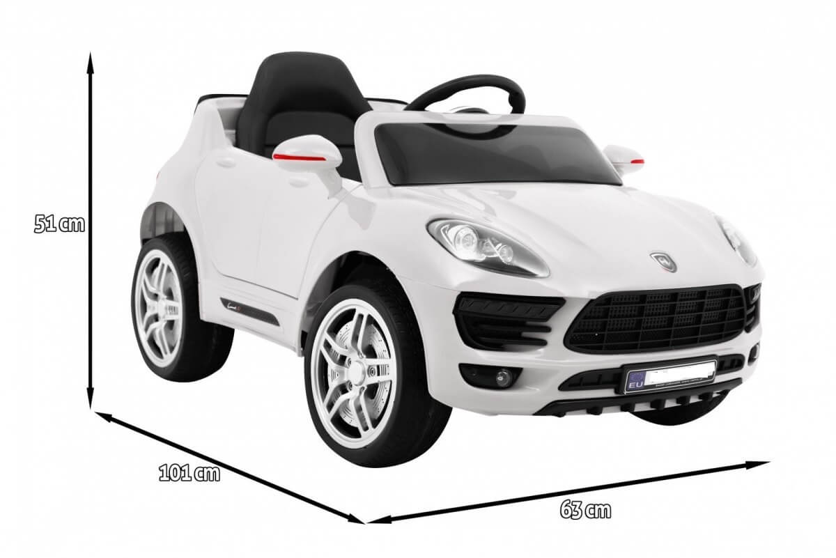 Mașinuță Electrică Turbo-S Alb | Autokids - imagine 2