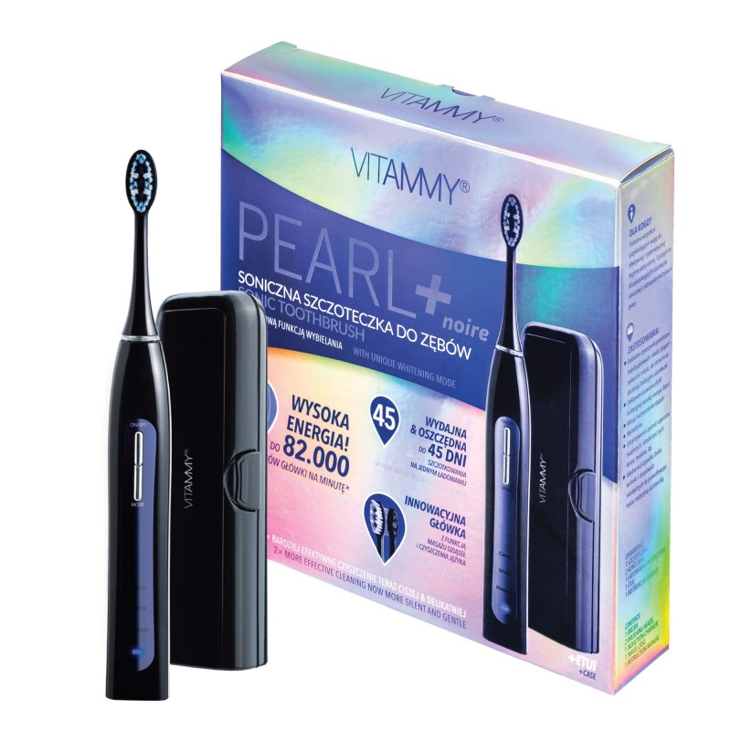 Periuță Electrică Vitammy Pearl+ Noire, 82000 Vibrații