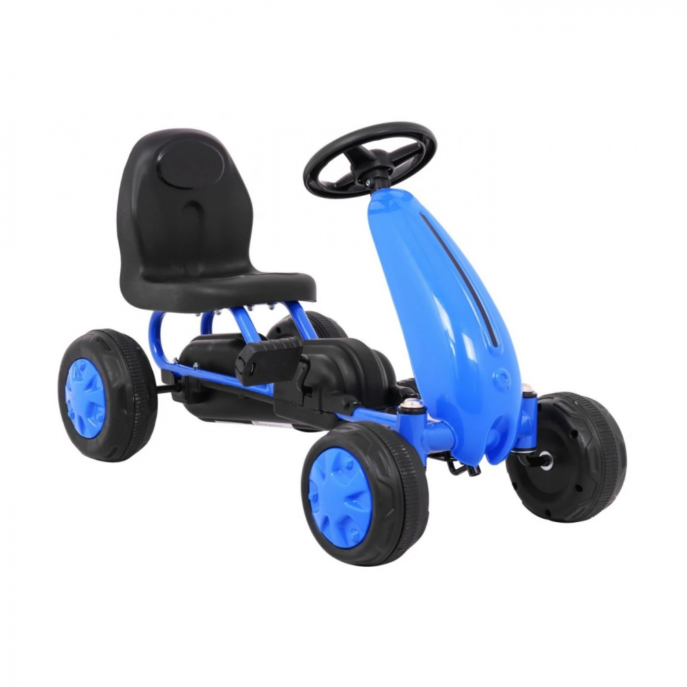 Kart Pedale Ramiz Blue - Aventură Sigură pentru Copii - imagine 6