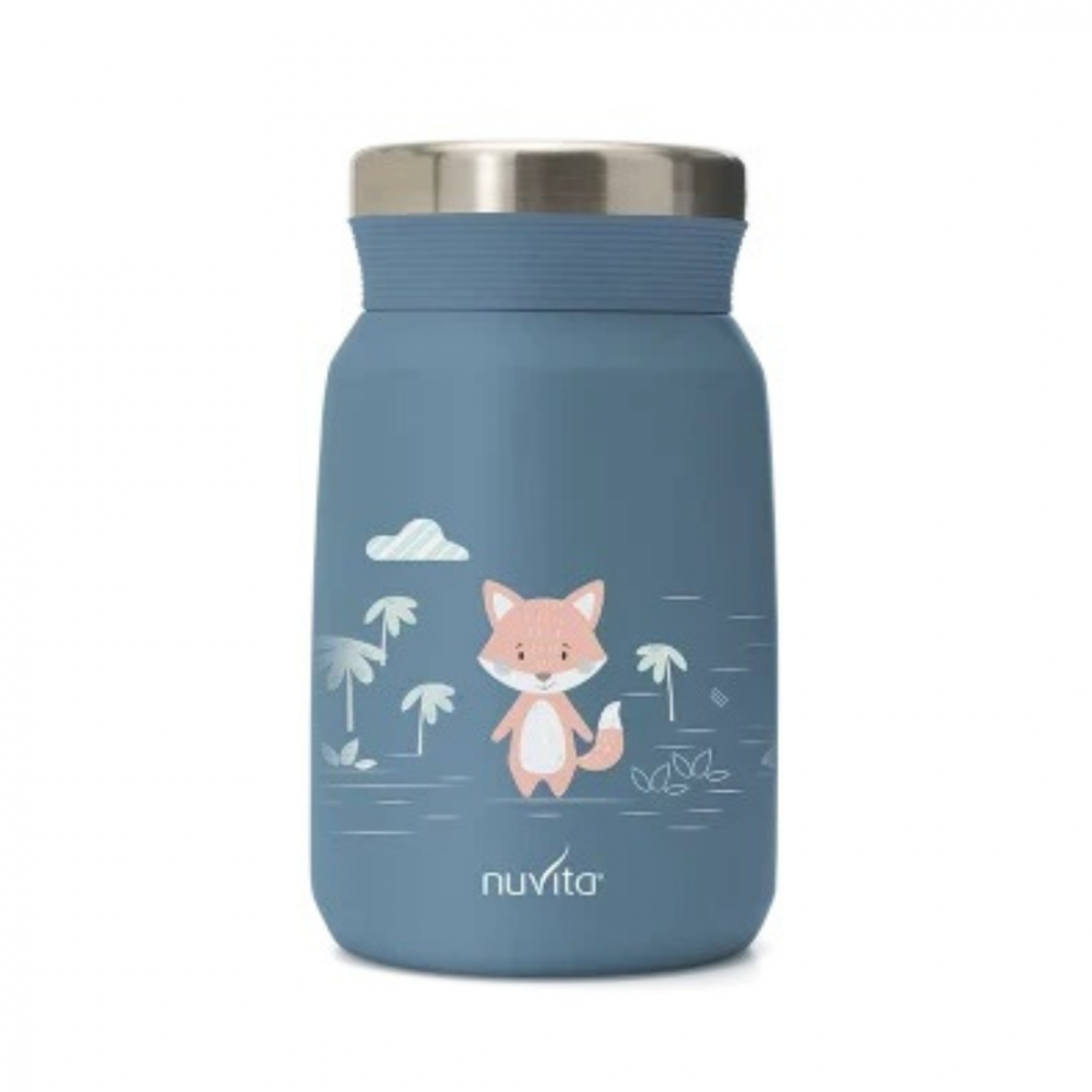 Termos Nuvita Powder Blue 500ml Menține Temperatura - imagine 2
