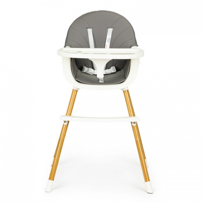 Scaun de masa 2 in 1 Ecotoys HA-004, Reglabil, Gri - imagine 4