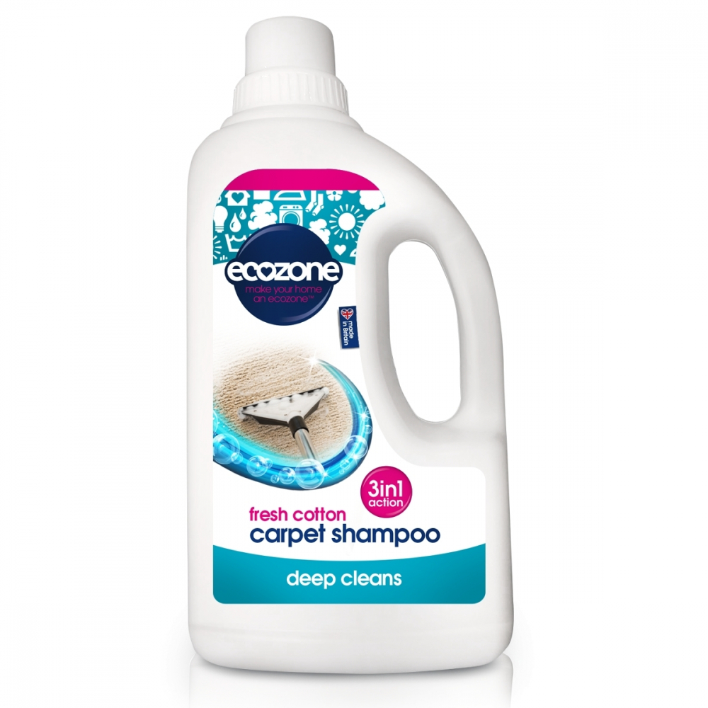 Șampon Covoare 3 în 1 Ecozone, 1 L, Curățare Profundă