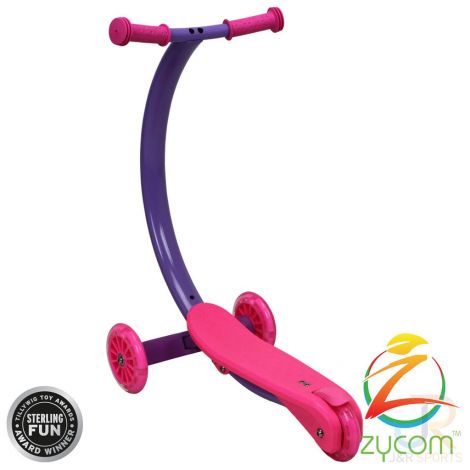 Trotineta Zipster Mov Zycom cu Roti LED 3-5 Ani - imagine 3